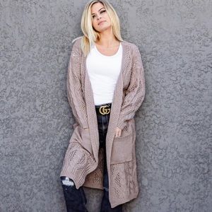 LAST ONE - Iris Cable Knit Cardigan